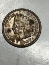 1907 Indian Cent