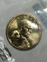 Sacagawea Gold Dollar 2007 D Sealed In Packet