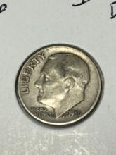 1956 P Roosevelt Dime