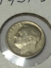 1951 S Roosevelt Dime