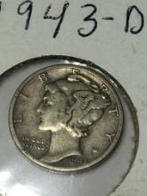 1943 D Mercury Dime