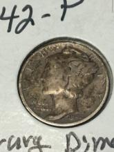 1942 P Mercury Dime