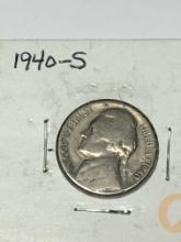 1940 S Jefferson Nickel