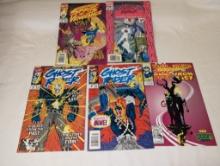 Five Marvel Ghhostrider Comics