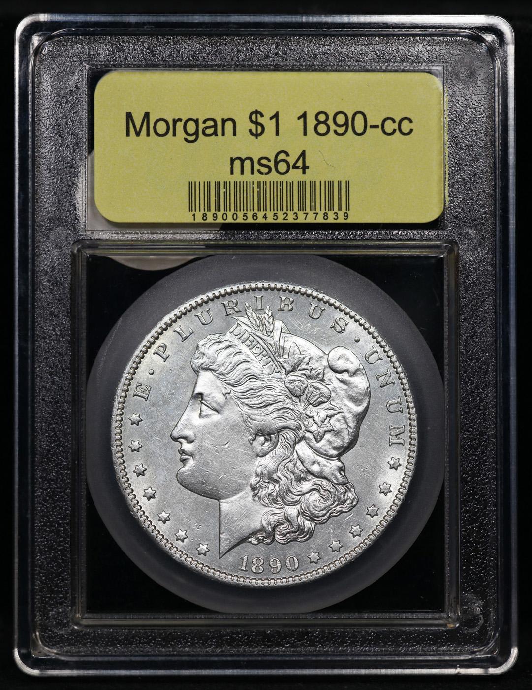***Auction Highlight*** 1890-cc Morgan Dollar $1 Graded Choice Unc By USCG (fc)