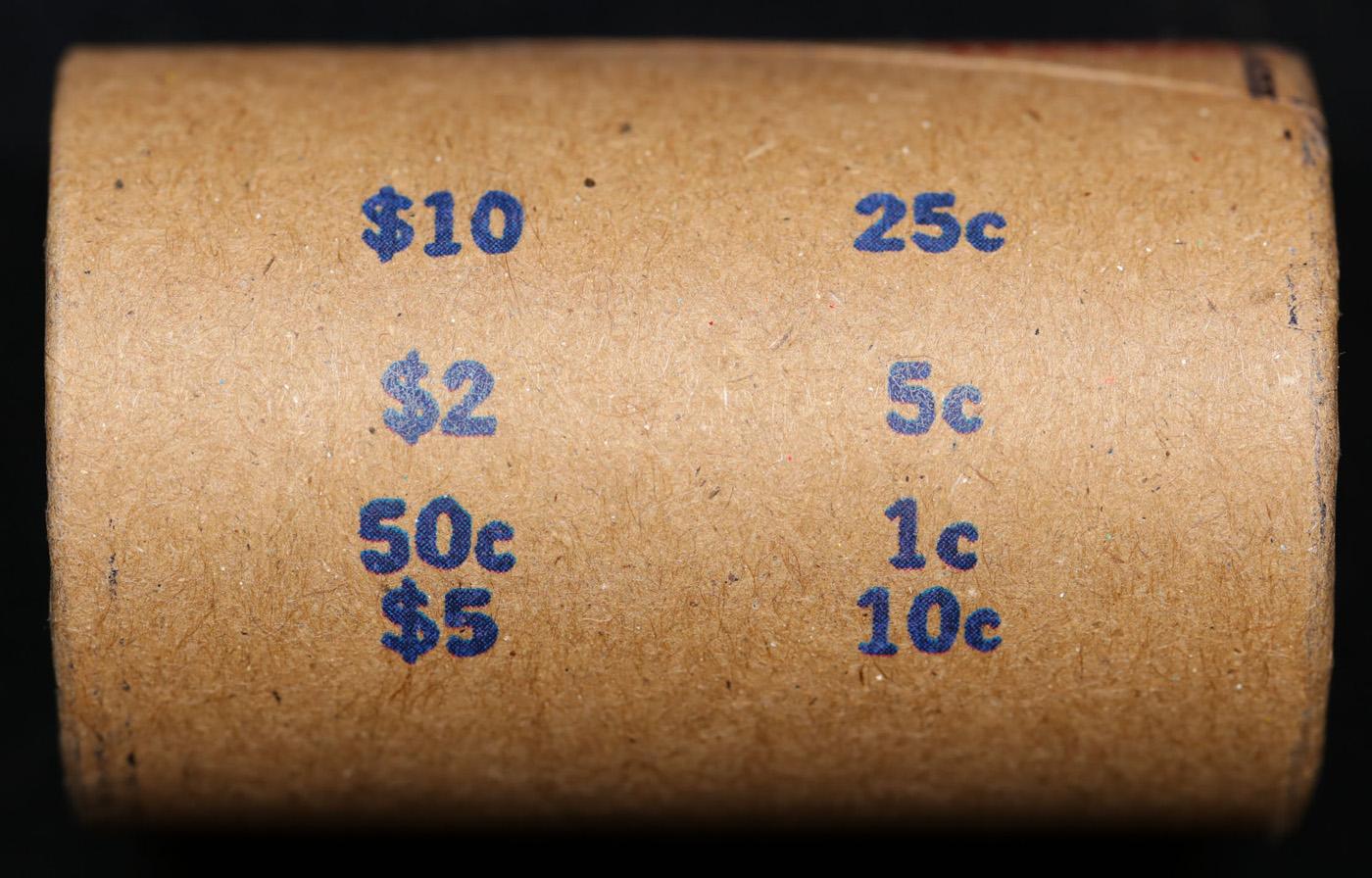 *Uncovered Hoard* - Covered End Roll - Marked "Unc Morgan Standard" - Weight shows x10 Coins (FC)