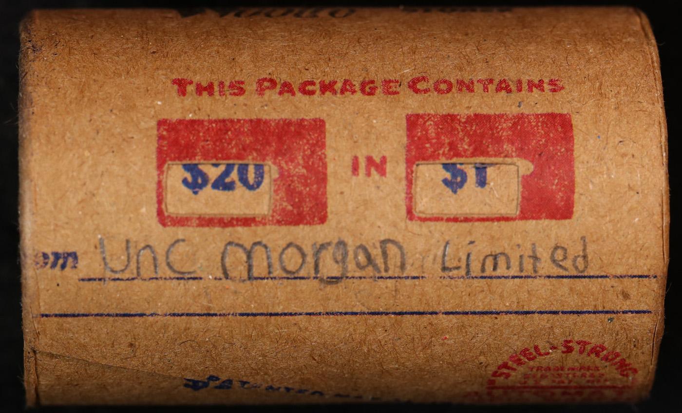 *Uncovered Hoard* - Covered End Roll - Marked "Unc Morgan Limited" - Weight shows x20 Coins (FC)