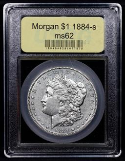 ***Auction Highlight*** 1884-s Morgan Dollar $1 Graded Select Unc By USCG (fc)