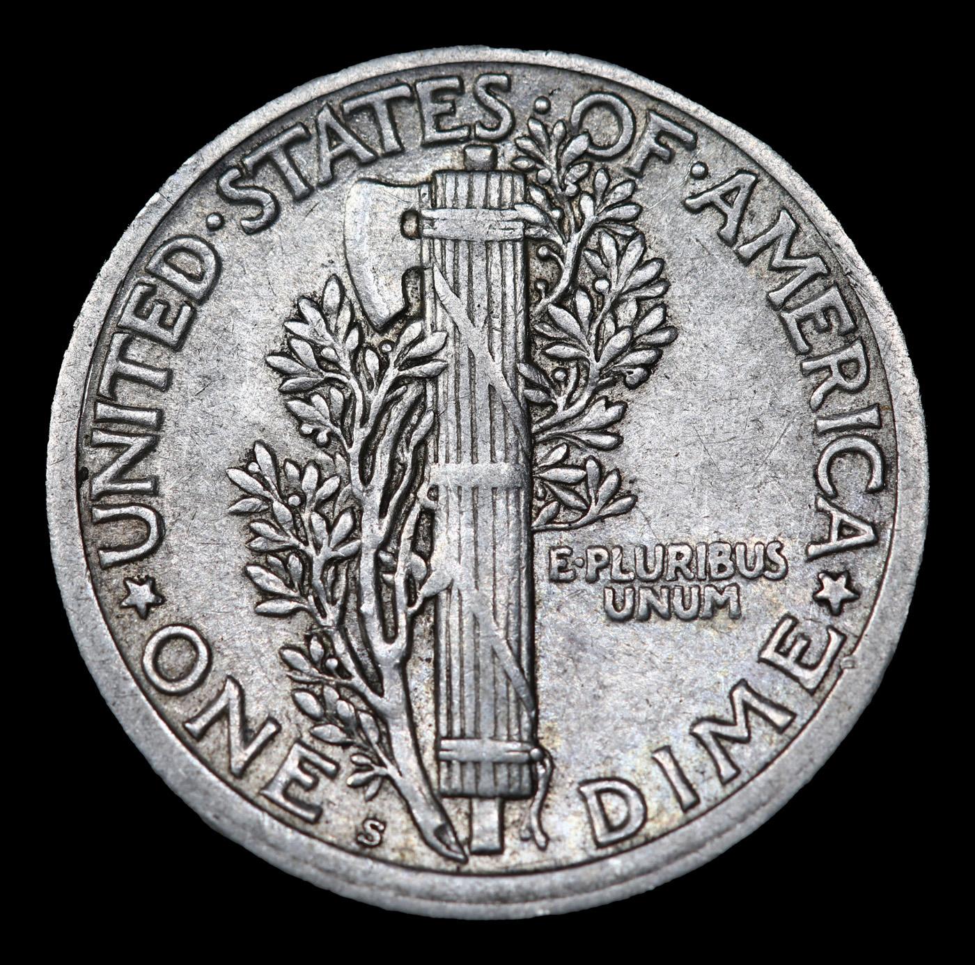 1917-s Mercury Dime 10c Grades Select AU