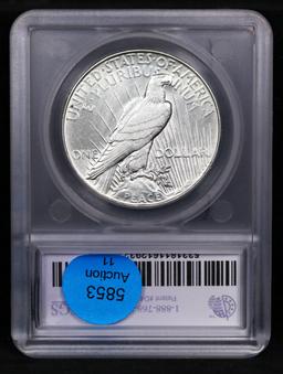 ***Auction Highlight*** 1935-p Peace Dollar 1 Graded ms64+ By SEGS (fc)