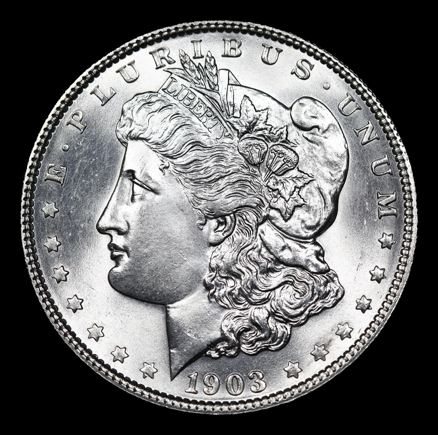 1903-p Morgan Dollar 1 Grades GEM+ Unc