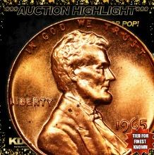 ***Auction Highlight*** 1965 SMS Lincoln Cent TOP POP! 1c Graded sp67 rd cam BY SEGS (fc)