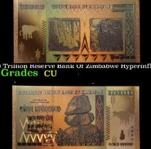 2008 100 Trillion Reserve Bank Of Zimbabwe Hyperinflation Note Grades Brilliant Uncirculated