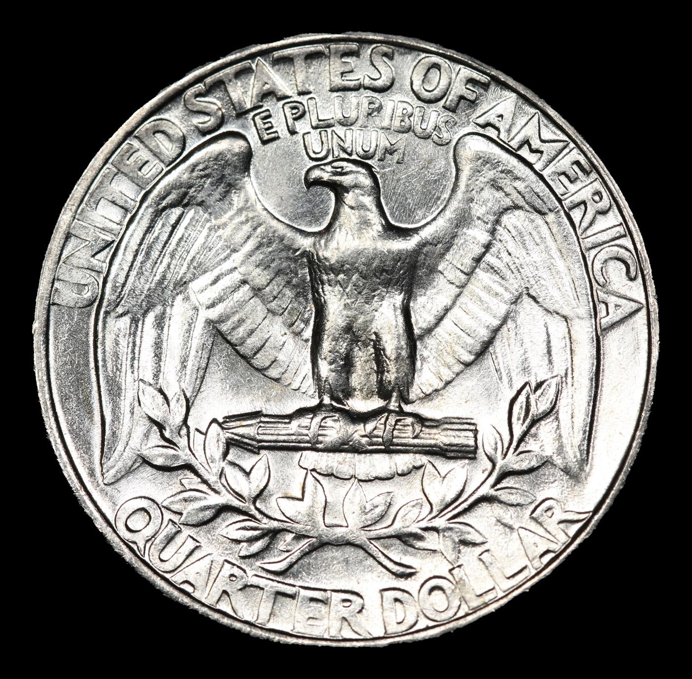 1965 SMS Washington Quarter 25c Grades sp66+