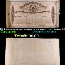 1864 Confederate States $500 Civil War Loan Bond Grades