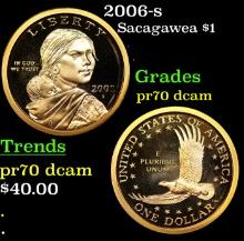 Proof 2006-s Sacagawea Dollar $1 Grades GEM++ Proof Deep Cameo