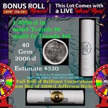 1-5 FREE BU Jefferson rolls with win of this 2006-d 40 pcs World Reserve Monetary Exchange $2 Nickel