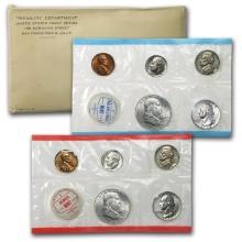 1963 United States P & D Uncirculated Mint Set - 10 Coins in Original Envelope