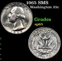 1965 SMS Washington Quarter 25c Grades sp65