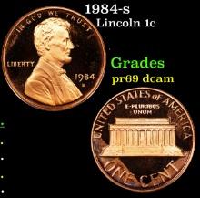 1984-s Proof Lincoln Cent 1c Grades GEM++ Proof Deep Cameo