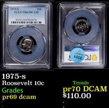 1975-s Proof Roosevelt Dime 10c pr69 dcam PCGS