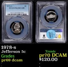 1978-s Proof Jefferson Nickel 5c pr69 dcam PCGS