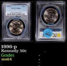 1996-p Kennedy Half Dollar 50c ms64 PCGS