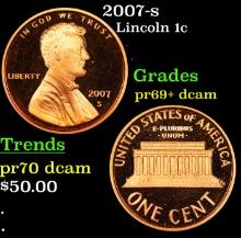 2007-s Proof Lincoln Cent 1c Grades GEM++ Proof Deep Cameo