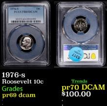 1976-s Proof Roosevelt Dime 10c pr69 dcam PCGS