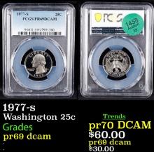 1977-s Proof Washington Quarter 25c pr69 dcam PCGS