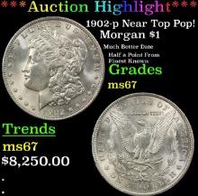 ***Major Highlight*** 1902-p Morgan Dollar Near Top Pop! $1 ms67 SEGS (fc)