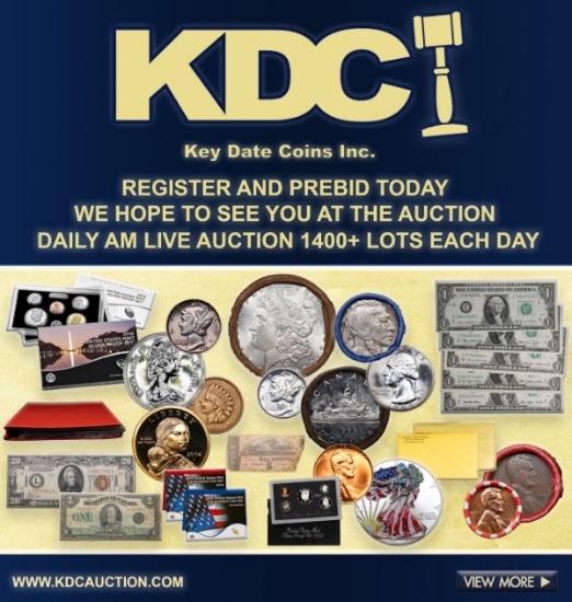 Key Date Spectacular AM live Auction 36 pt 1