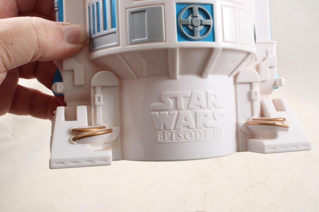 Star Wars R2-D2 Cookie Jar w/21 NFL Mini Helmets