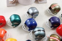 Star Wars R2-D2 Cookie Jar w/21 NFL Mini Helmets