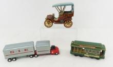 3 Made in Japan Tin Vehicles