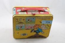 1965 Thermos Brand Peanuts Metal Luncbox