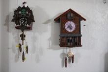 Danbury Mint & Bradford Exchange 2 Cuckoo Clocks