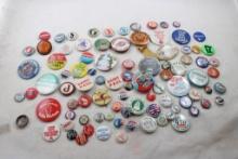 Railroad,Hamm's, WW2, Pinbacks Many Many Others