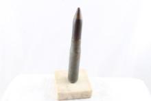 Trench Art 1944 WW2 20 MM MK-3 Bullet Marble Base