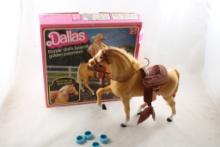 1982 Dallas Barbie Doll's Palomino Horse in Box