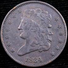 1834 U.S. classic half cent