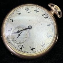 Circa 1923 19-jewel Hamilton model 1 open-face pocket watch