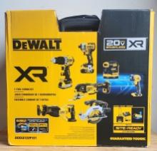 DEWALT 20V MAX XR BRUSHLESS 7-TOOL COMBO KIT NEW IN BOX