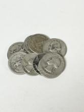 LOT OF 10 SILVER QUARTERS