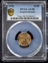 1926 $2.5 Gold Sesquicentennial PCGS AU-58