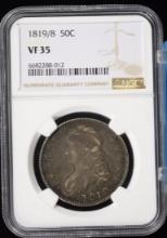 1819/8 Bust Half Dollar NGC VF-35