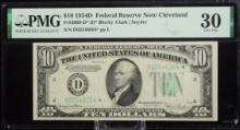 1934D $10 FRN Cleveland Star D02546364 PMG30VF