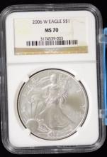 2006-W American Silver Eagle NGC MS-70