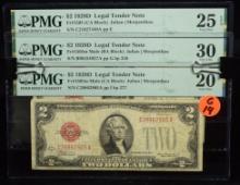 1928D  $2Legal Tender 3 Notes Mule PMG30-20 G14