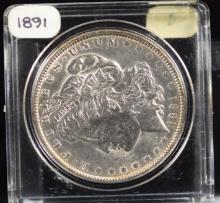 1891 Morgan Dollar GEM UNC